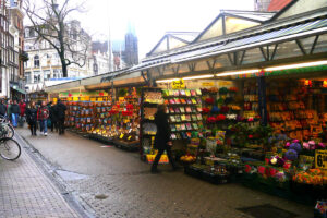 シンゲルの花市（Singel Bloemenmarkt）