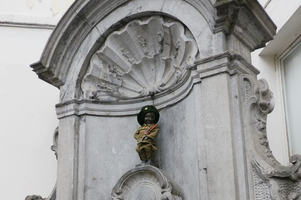 世界でも有名なブリュッセルのアイコン的存在「小便小僧（Manneken Pis）」