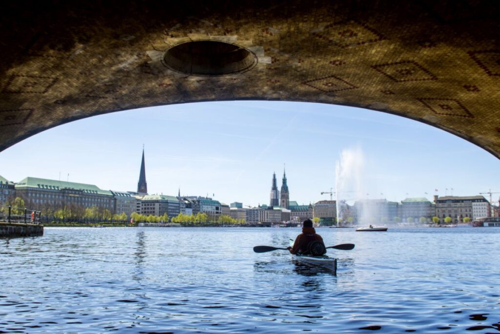 アルスター湖（Aussen-Alster）